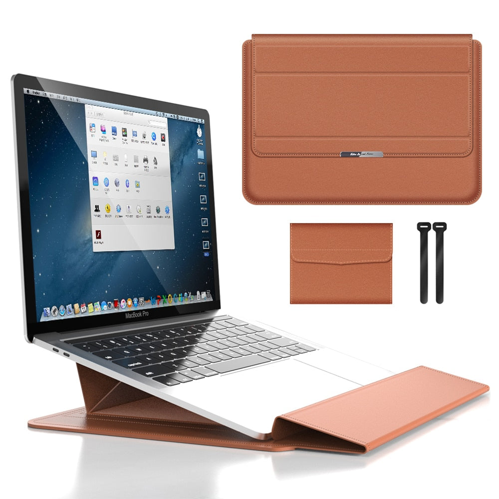 Versatile Laptop Sleeve & Stand Combo for Ultimate Comfort