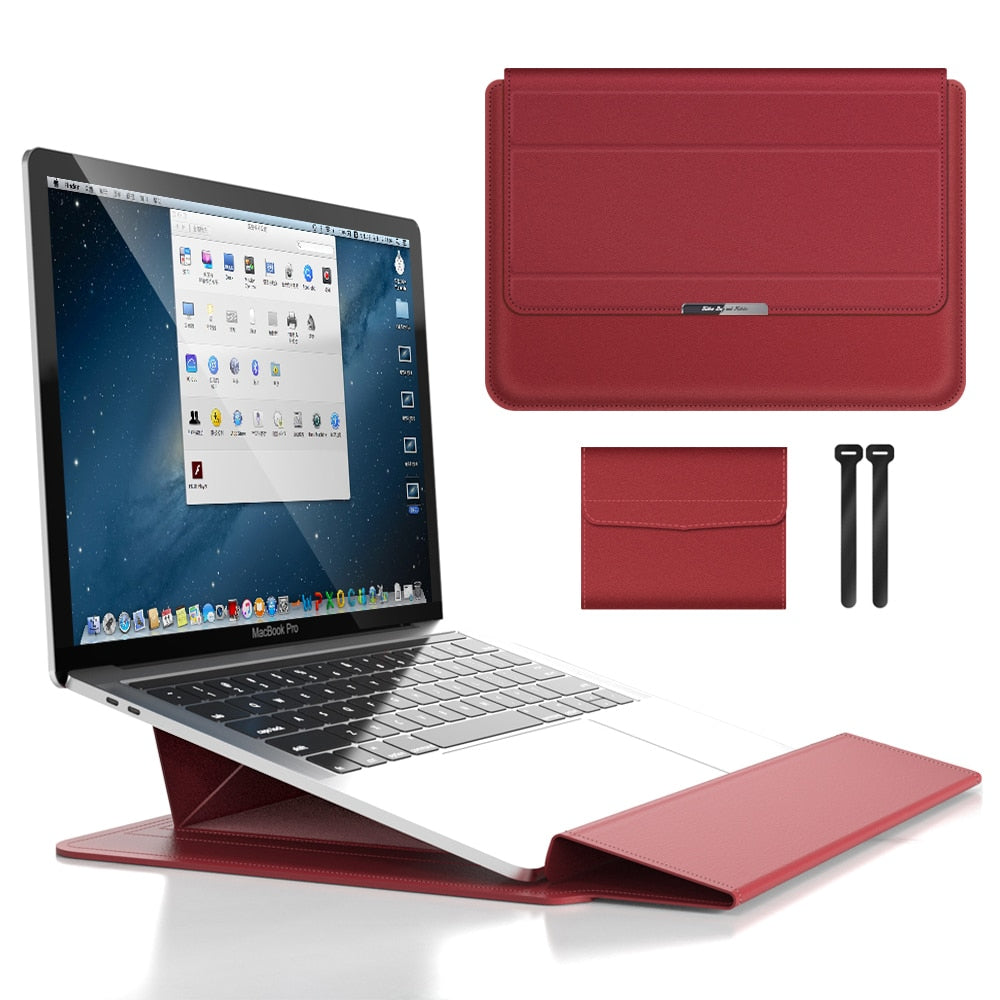Versatile Laptop Sleeve & Stand Combo for Ultimate Comfort