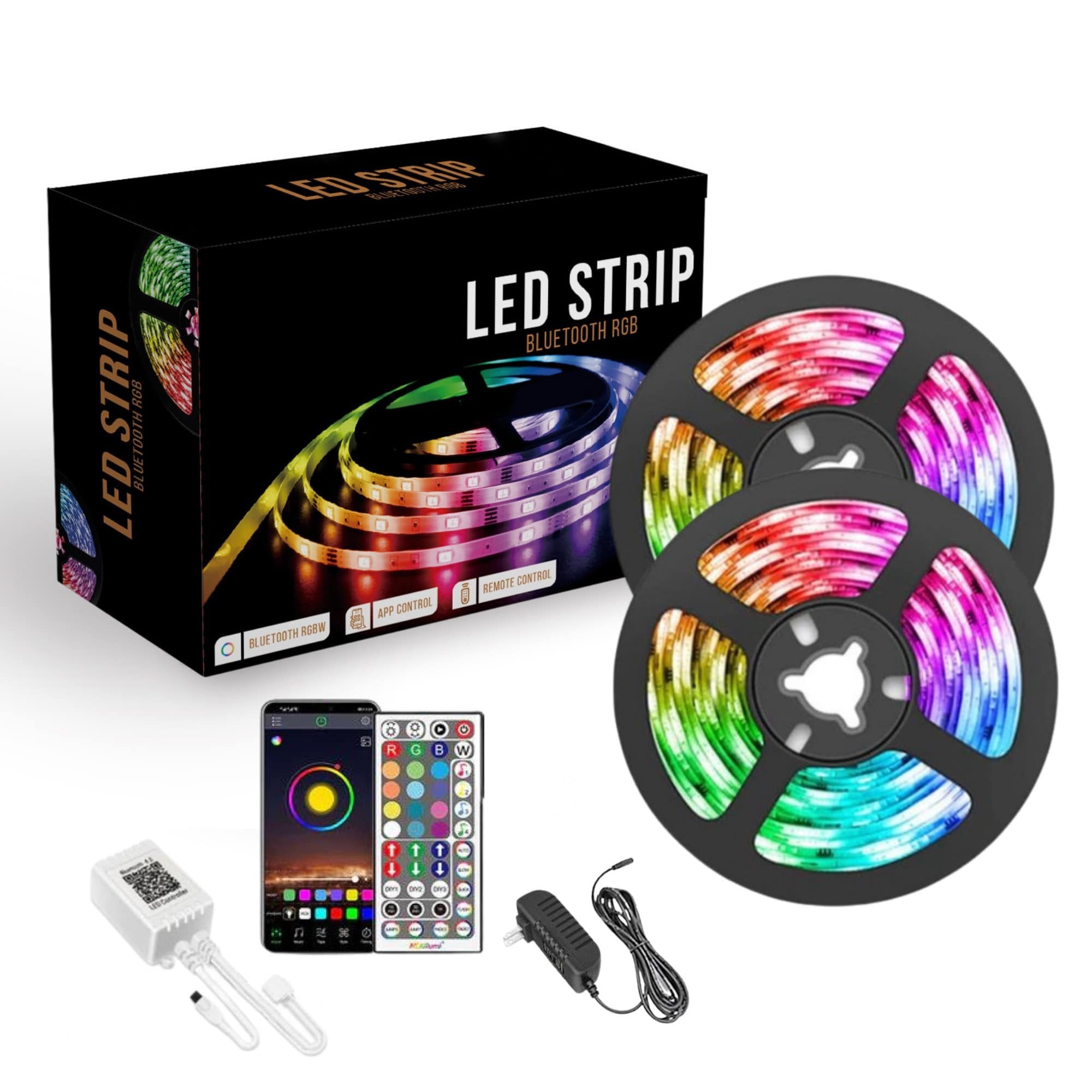 15-Meter Smart LED Light Strip with App & Remote Control