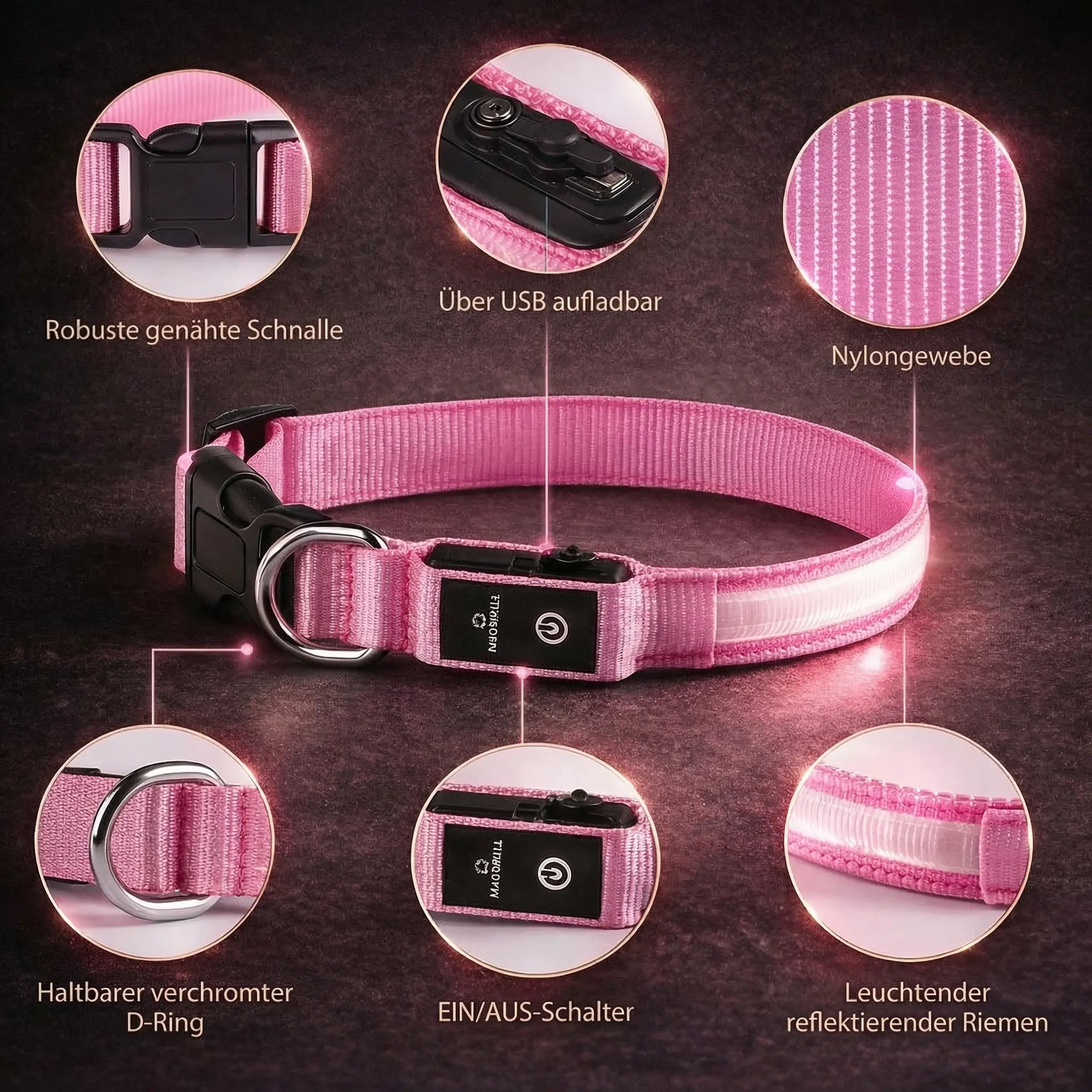Illuminate Your Dog's Safety with the BrightBark LED Collar