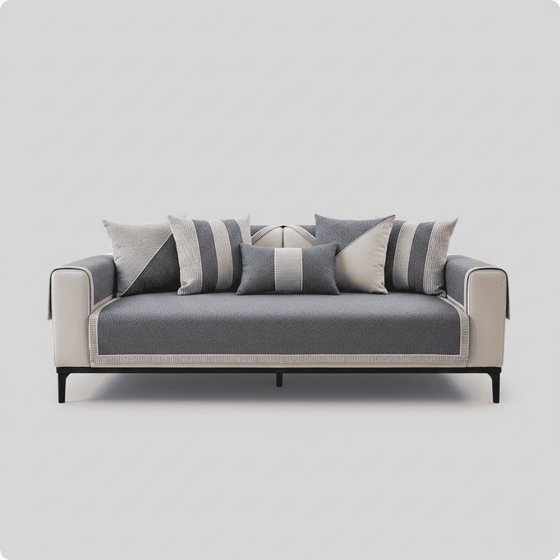 Year-Round Comfort with Our Non-Slip Cotton-Linen Sofa Cover