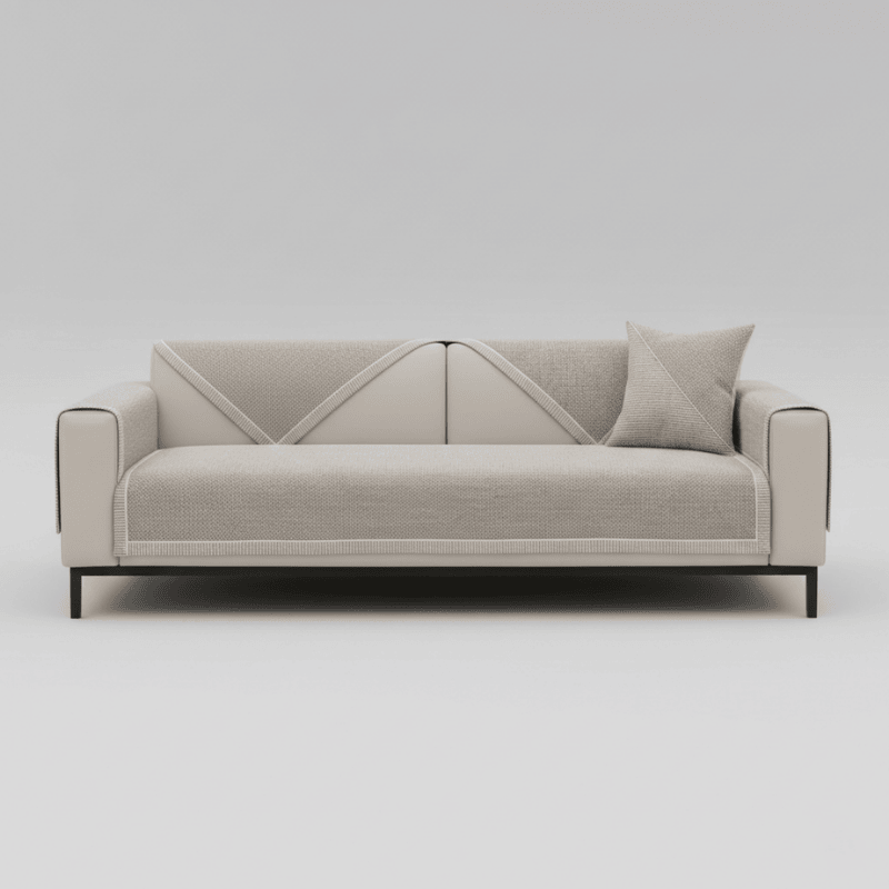 Year-Round Comfort with Our Non-Slip Cotton-Linen Sofa Cover