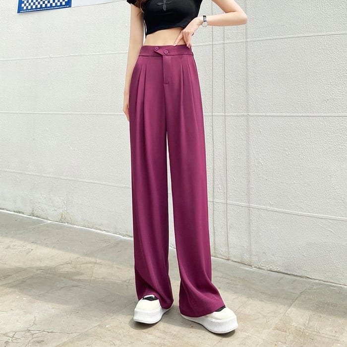 VentraEase™ Long Wide Fabric Pants — Feel Confident and Comfortable Every Step of Your Day
