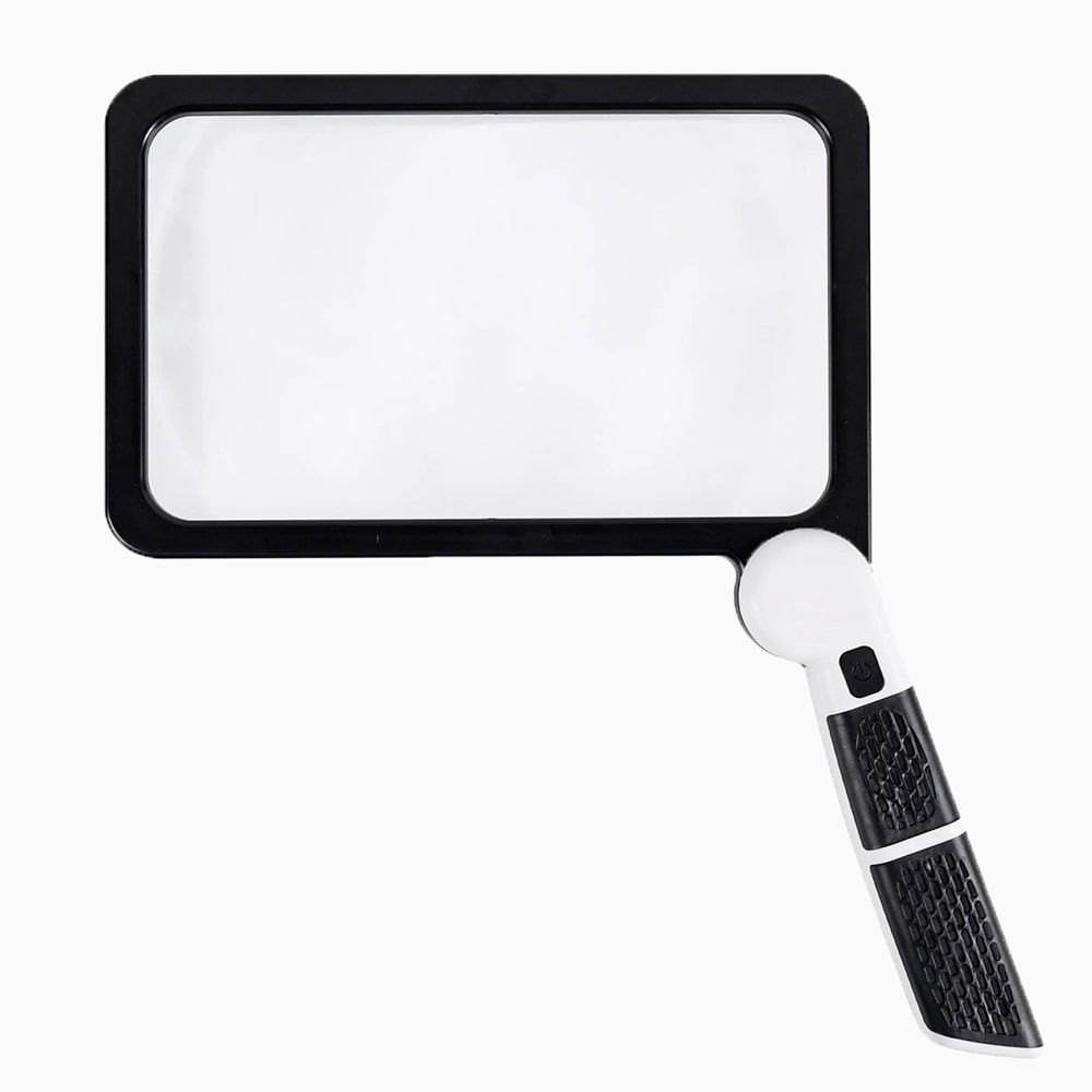ClarityMax 5X Illuminated Handheld Magnifier for Easy Reading