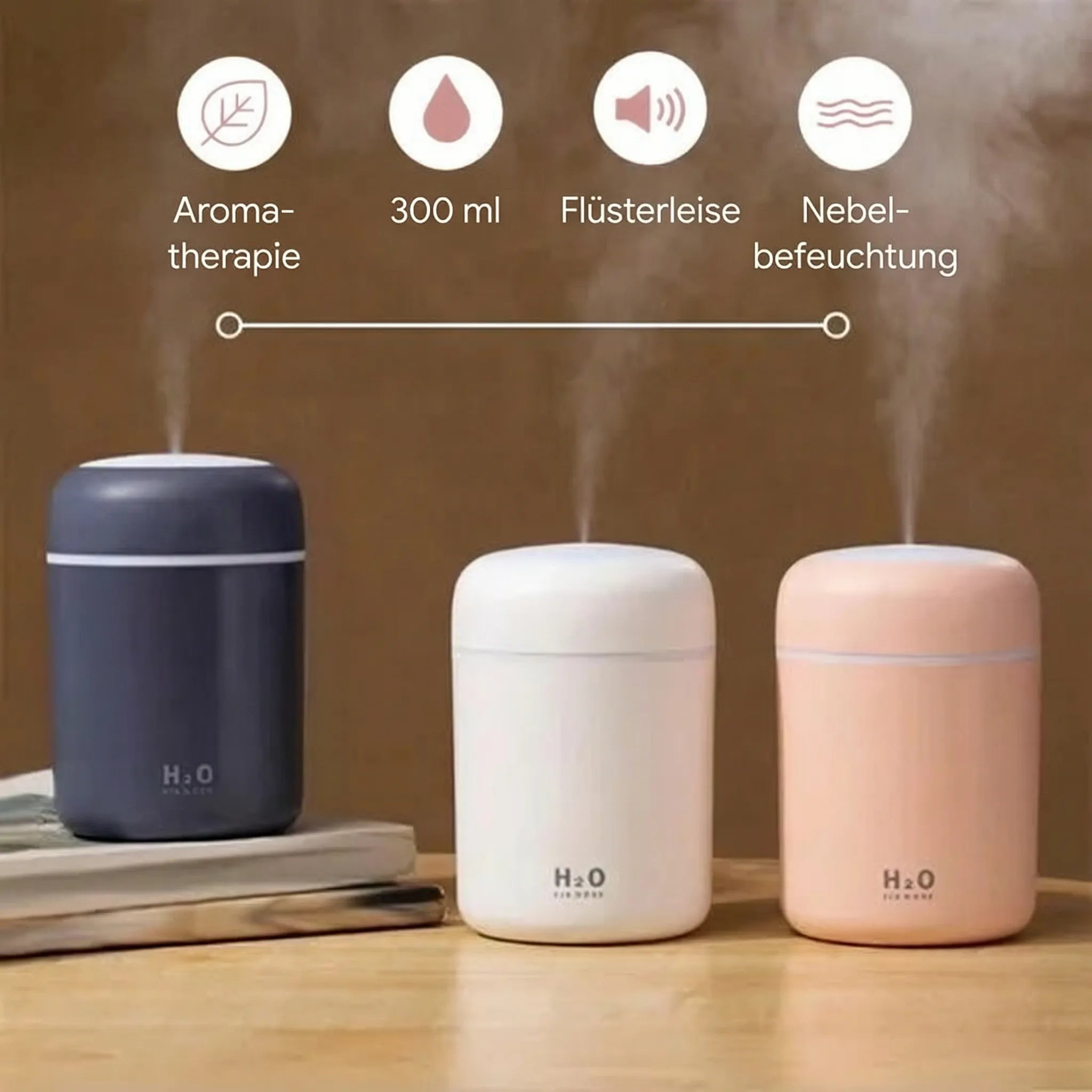 SerenityMist | Humidifier and Aroma Diffuser Combo
