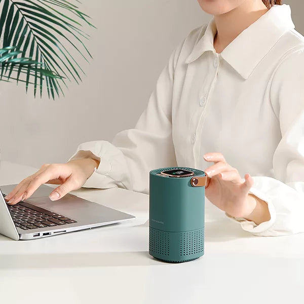 Compact Air Purifier with HEPA Filter for Home & Travel