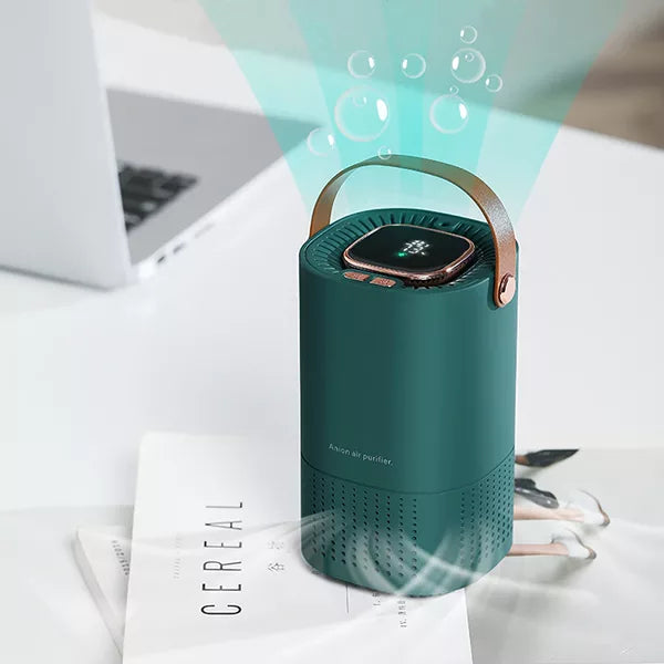 Compact Air Purifier with HEPA Filter for Home & Travel