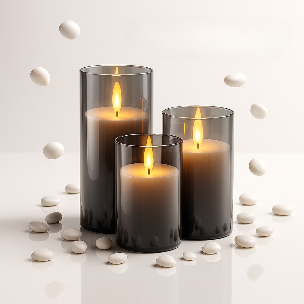 Elegant LED Candles with Remote Control for Safe Ambiance