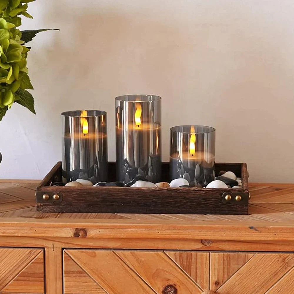 Elegant LED Candles with Remote Control for Safe Ambiance