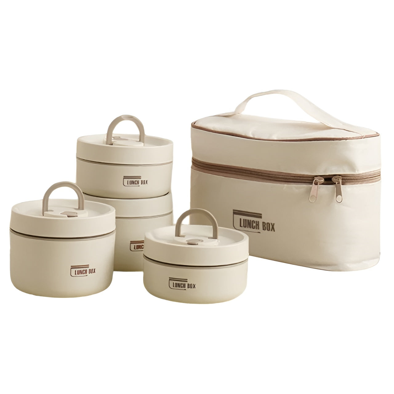 Smart Lunch Carrier with Layered Sections & Spill-Resistant Design | Comes with Stylish Tote