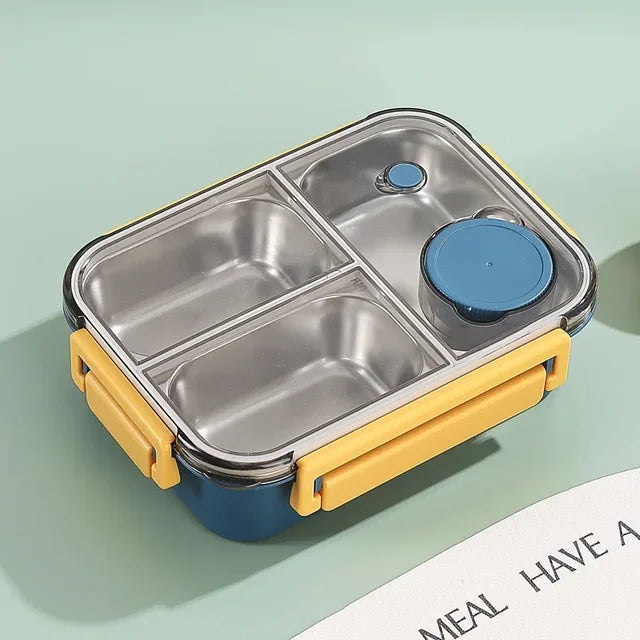SmartSeal Meal Container | Stainless Steel Lunchbox with Dividers
