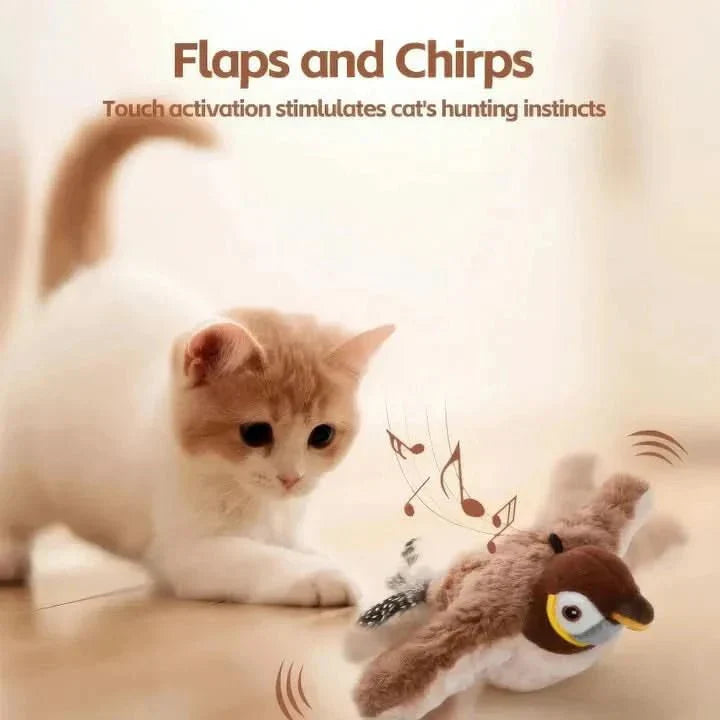Engaging Plush Companion for Playful Felines