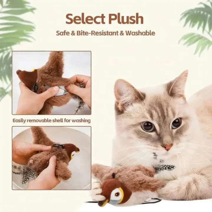 Engaging Plush Companion for Playful Felines