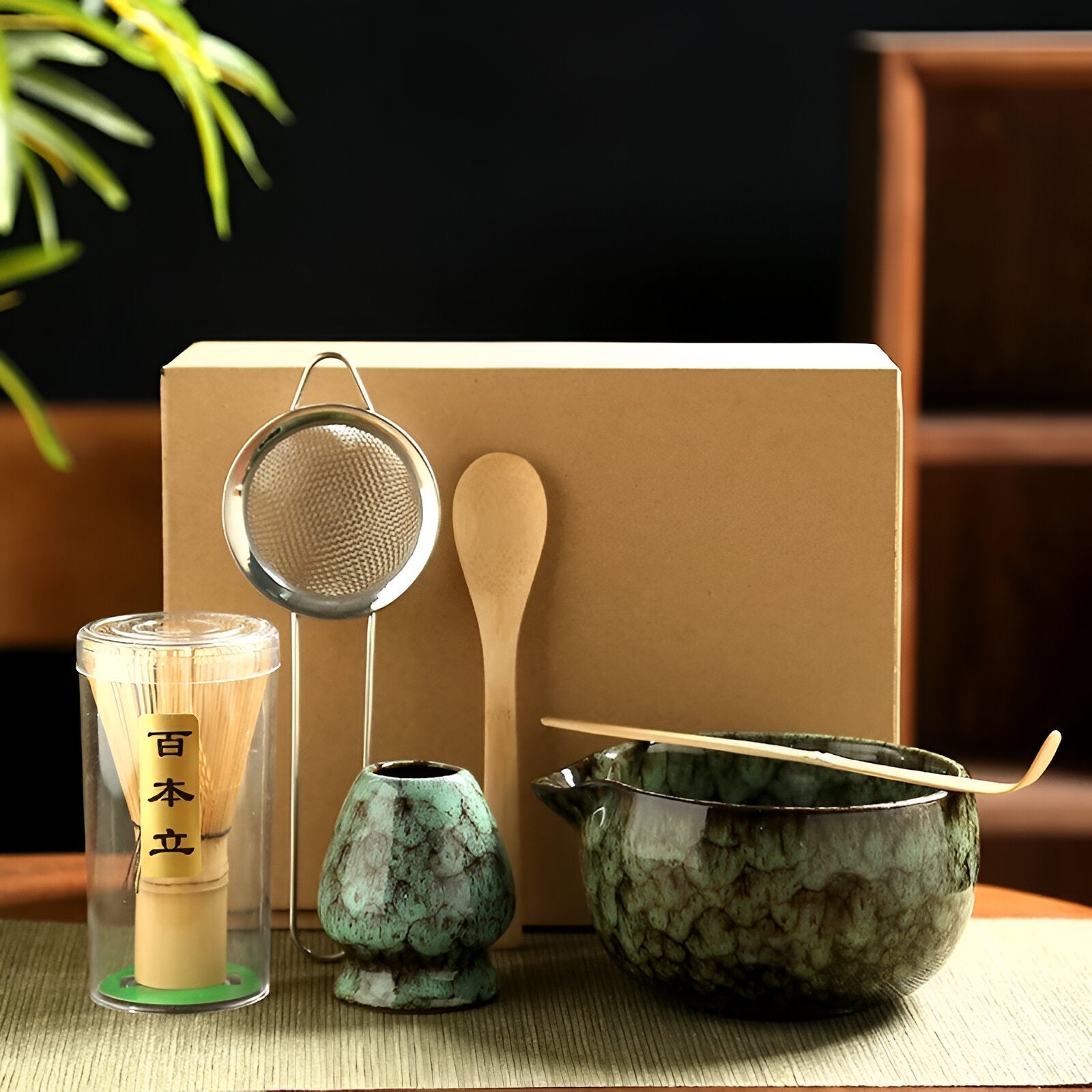 Authentic Japanese Matcha Preparation Set – 6-Piece Collection