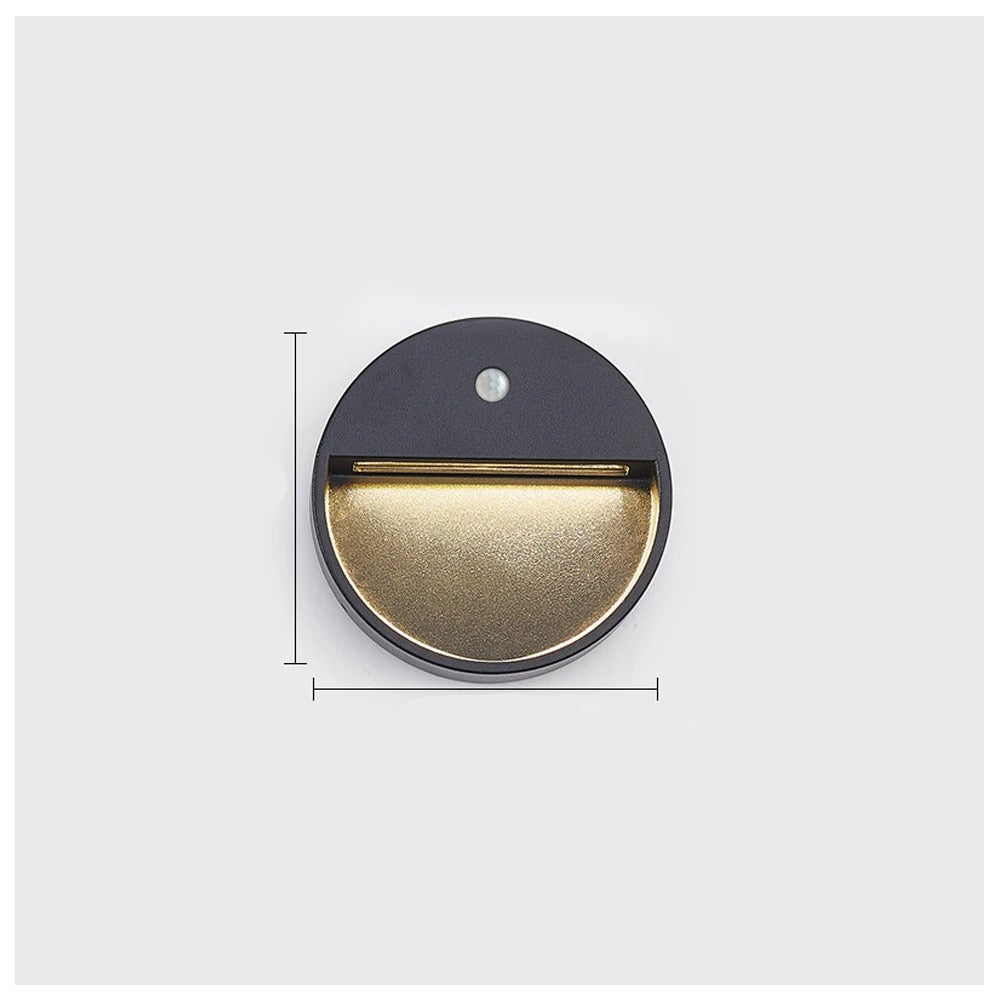 Outdoor LED Step Light with Motion Detection and Durable Design