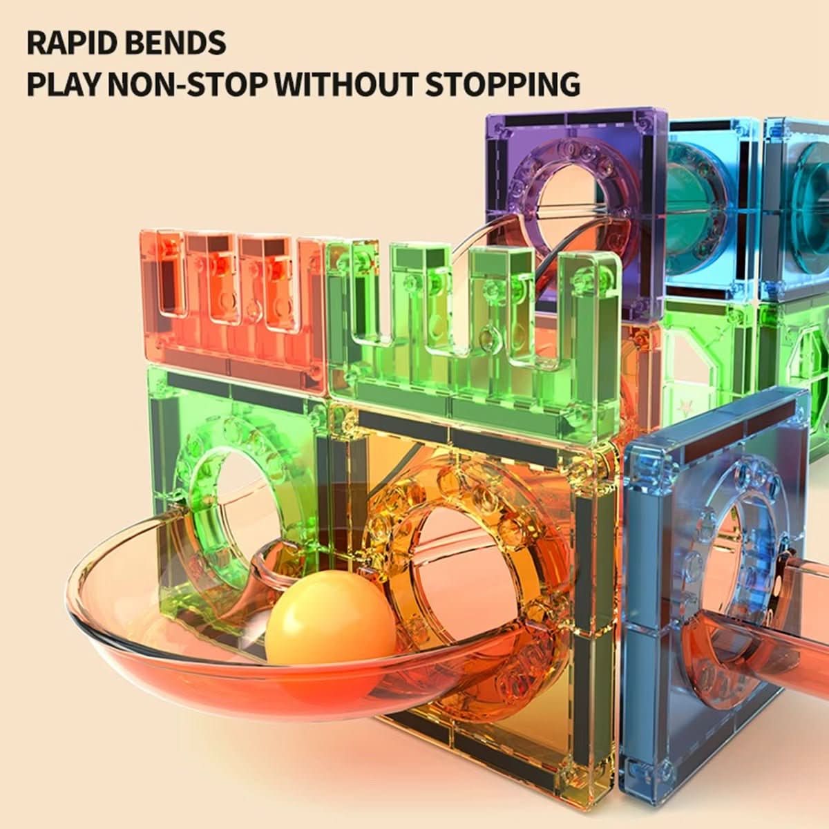 3D Magnetic Construction Set for Young Innovators