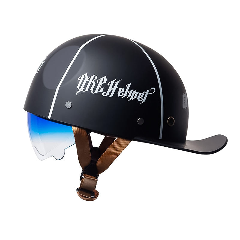 Stylish and Safe Motorcycle Cap Helmet for Riders