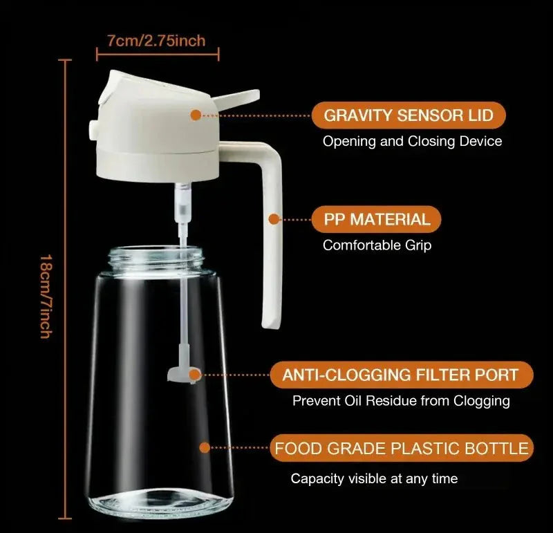 Adjustable Nozzle Oil Sprayer for Consistent Dosing