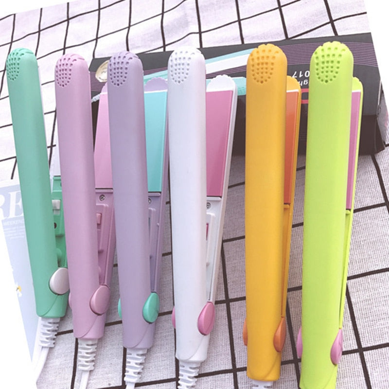 3-in-1 Mini Hair Iron – Professional Flat Iron and Curling Tool