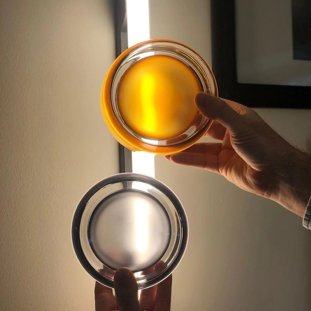 LumaSphere - Elegant Dimple Glass LED Wall Light for Modern Homes