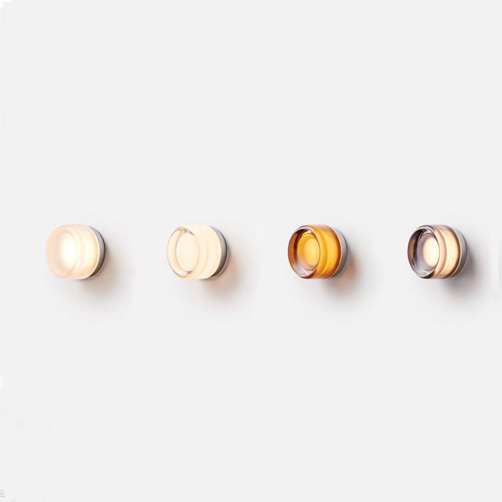 LumaSphere - Elegant Dimple Glass LED Wall Light for Modern Homes