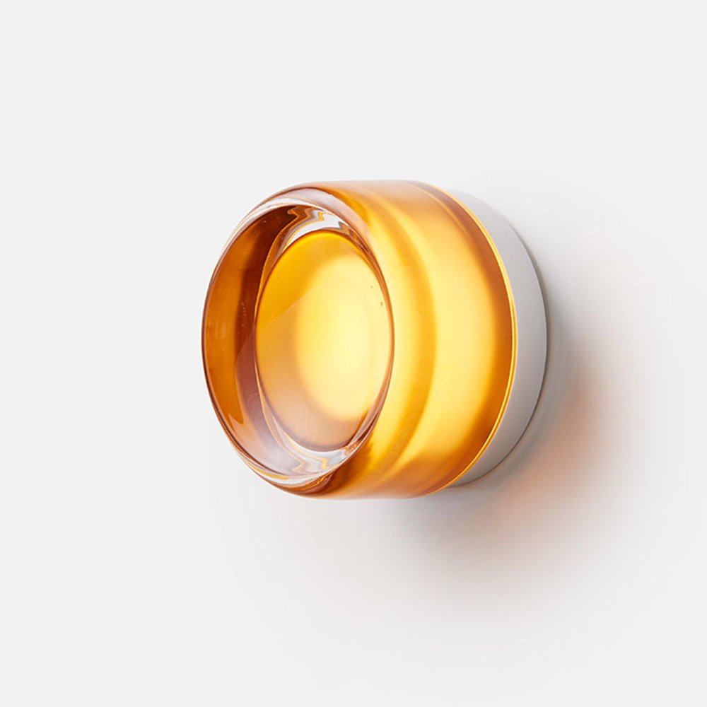 LumaSphere - Elegant Dimple Glass LED Wall Light for Modern Homes