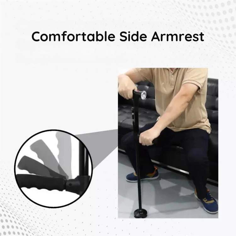 All-Terrain LED Walking Stick with Safety Features