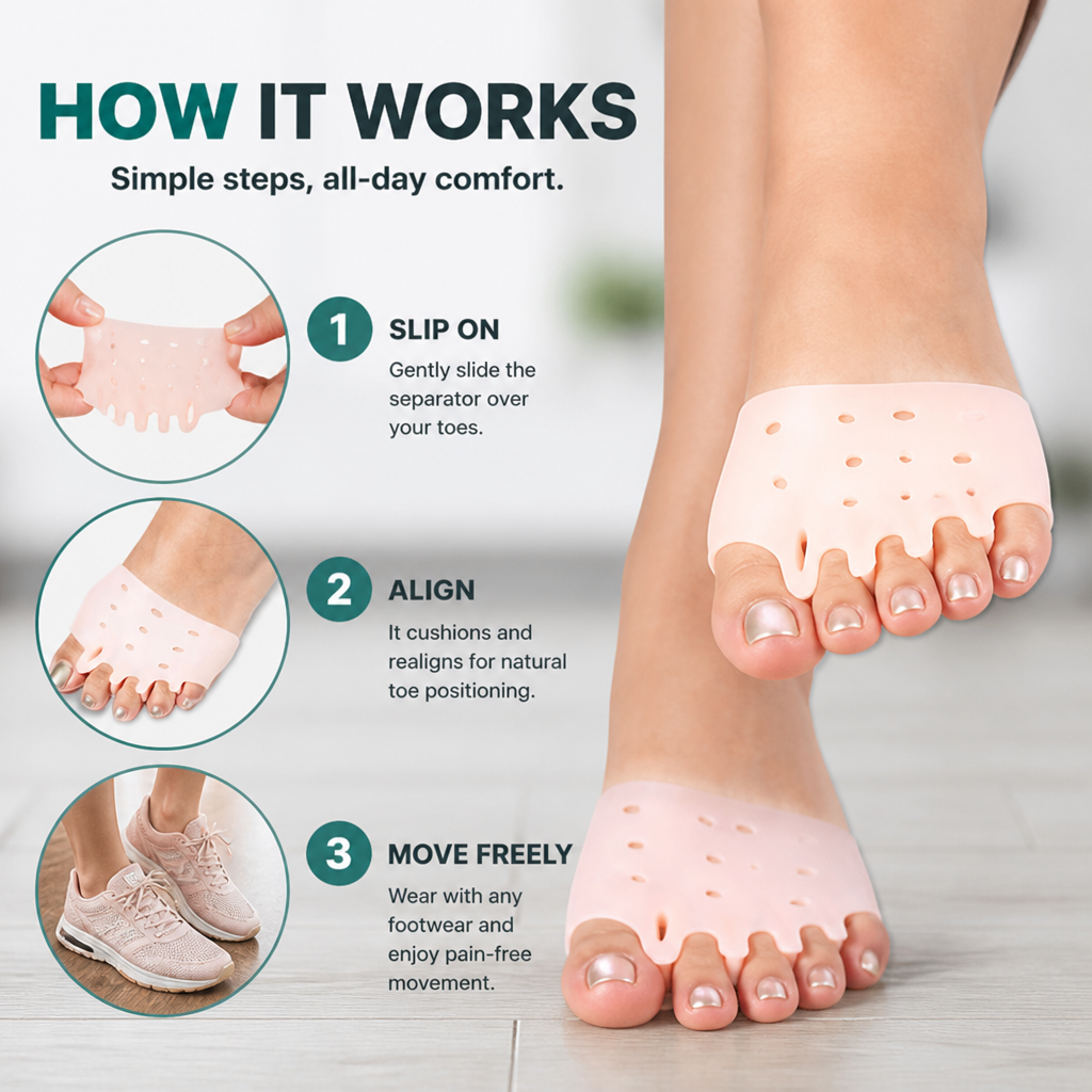 StridaStep™ — Step Confidently Again with Soothing, All-Day Foot Freedom