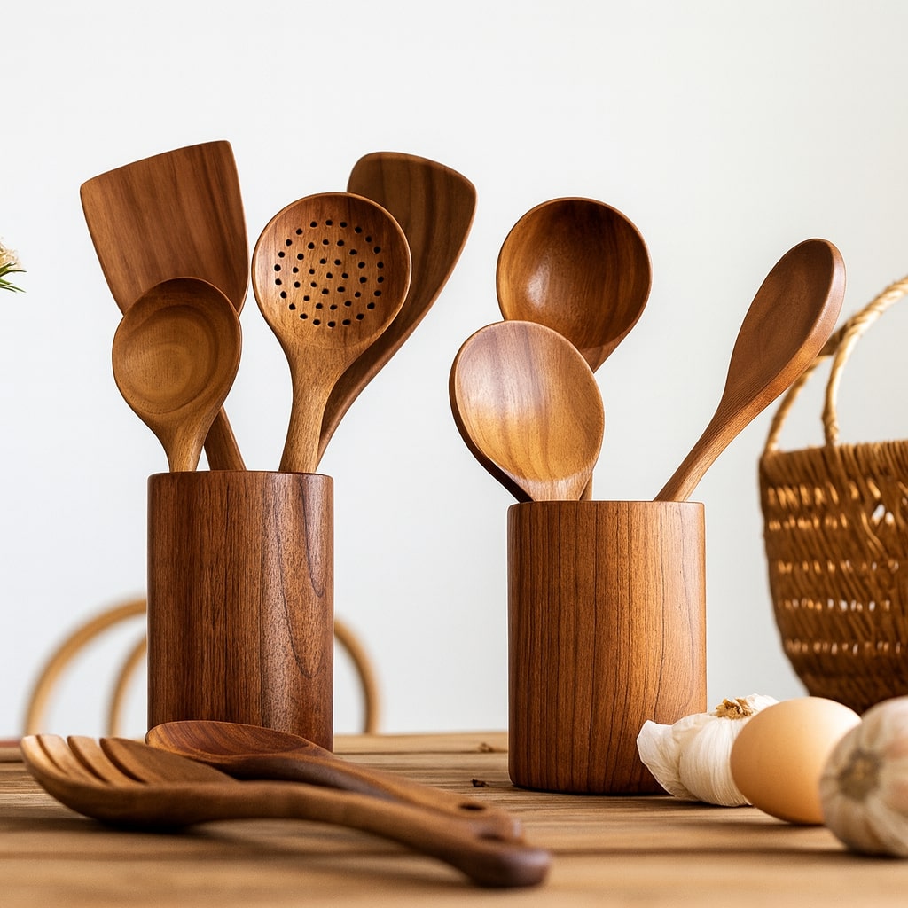 Eco-Friendly Wooden Kitchen Utensil Set | NordicCraft