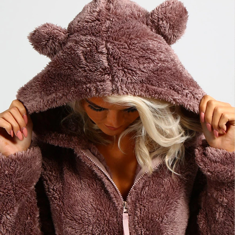 Cozy Fleece Jumpsuit for Women | Soft and Snuggly Overall