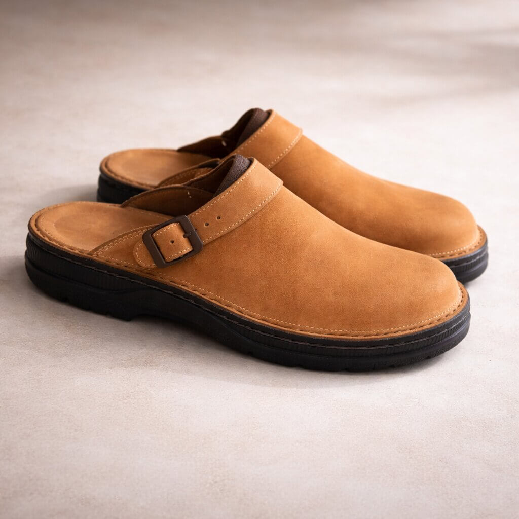 ComfortFit Leather Orthopedic Slippers for Men and Women
