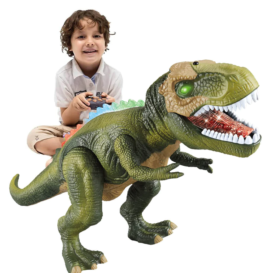 Remote-Controlled Dinosaur Adventure Toy with Realistic Features