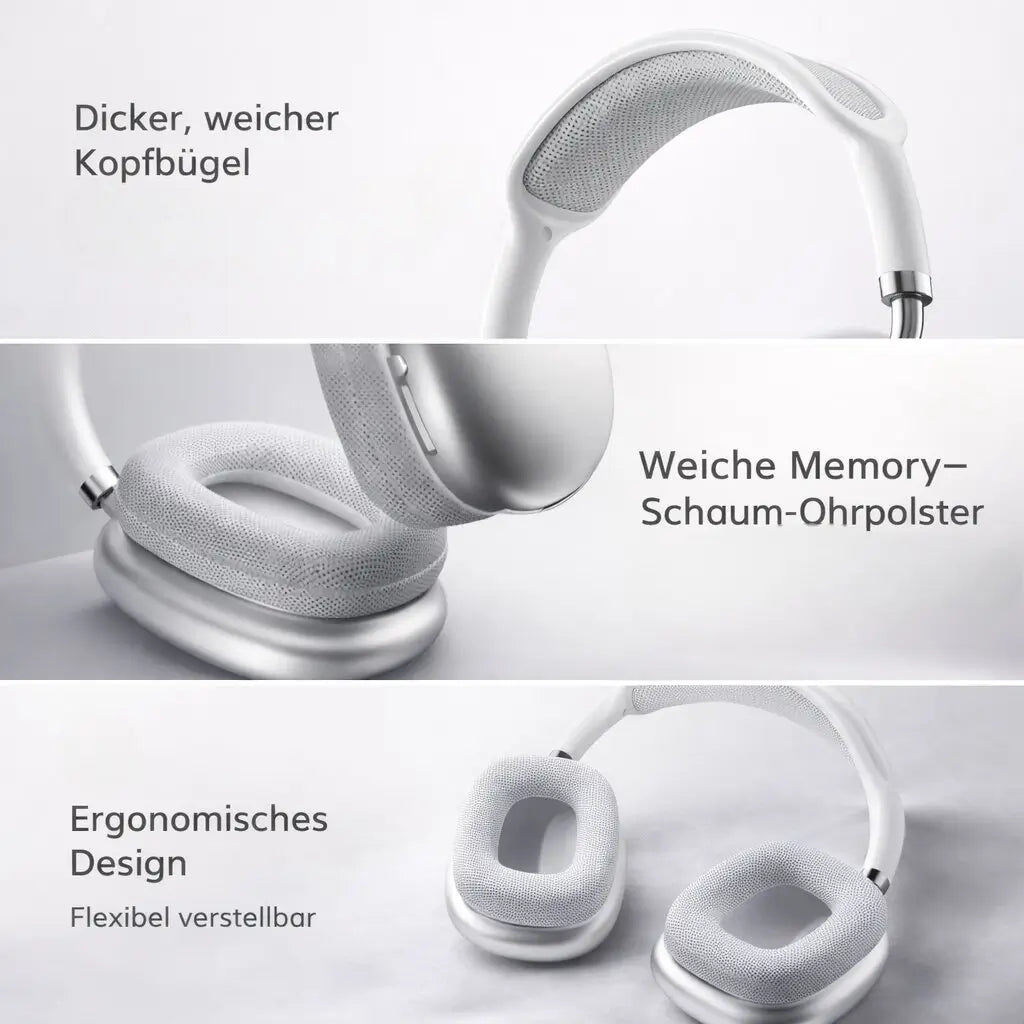 Wireless Over-Ear Headphones with Superior Noise Isolation