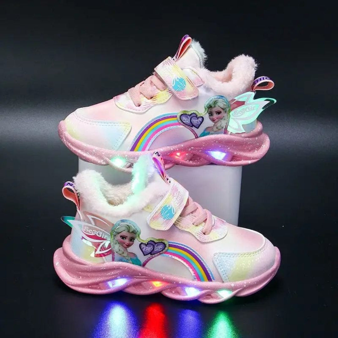 Glowing Fairy Tale Sneakers for Kids with LED Lights