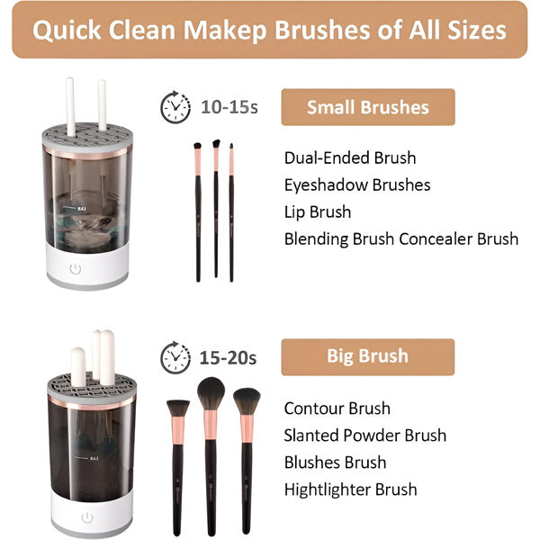 Effortless Brush Cleaner | Quick & Easy Makeup Brush Cleaning