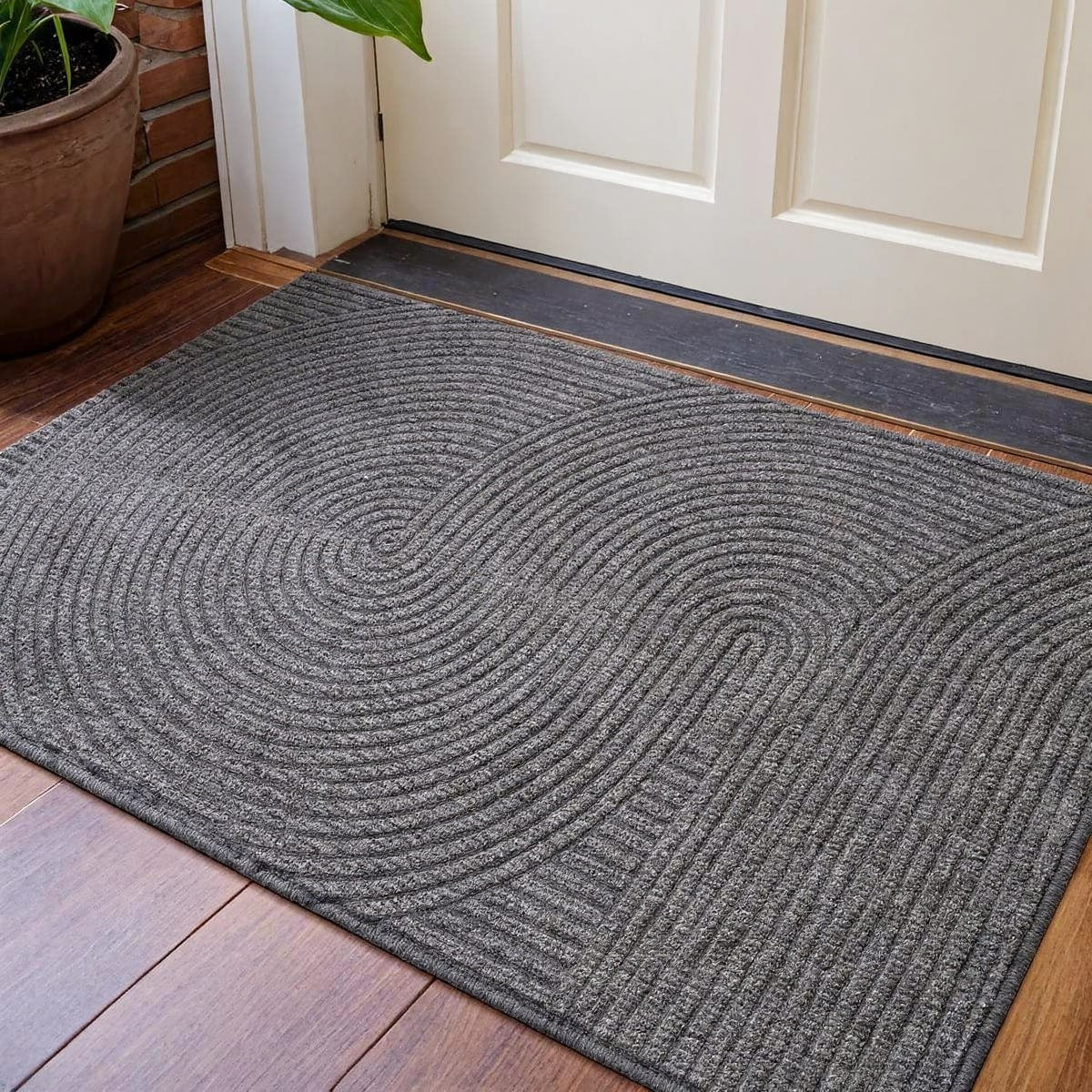 Durable Multi-Surface Entrance Mat | Non-Slip Dirt Catcher