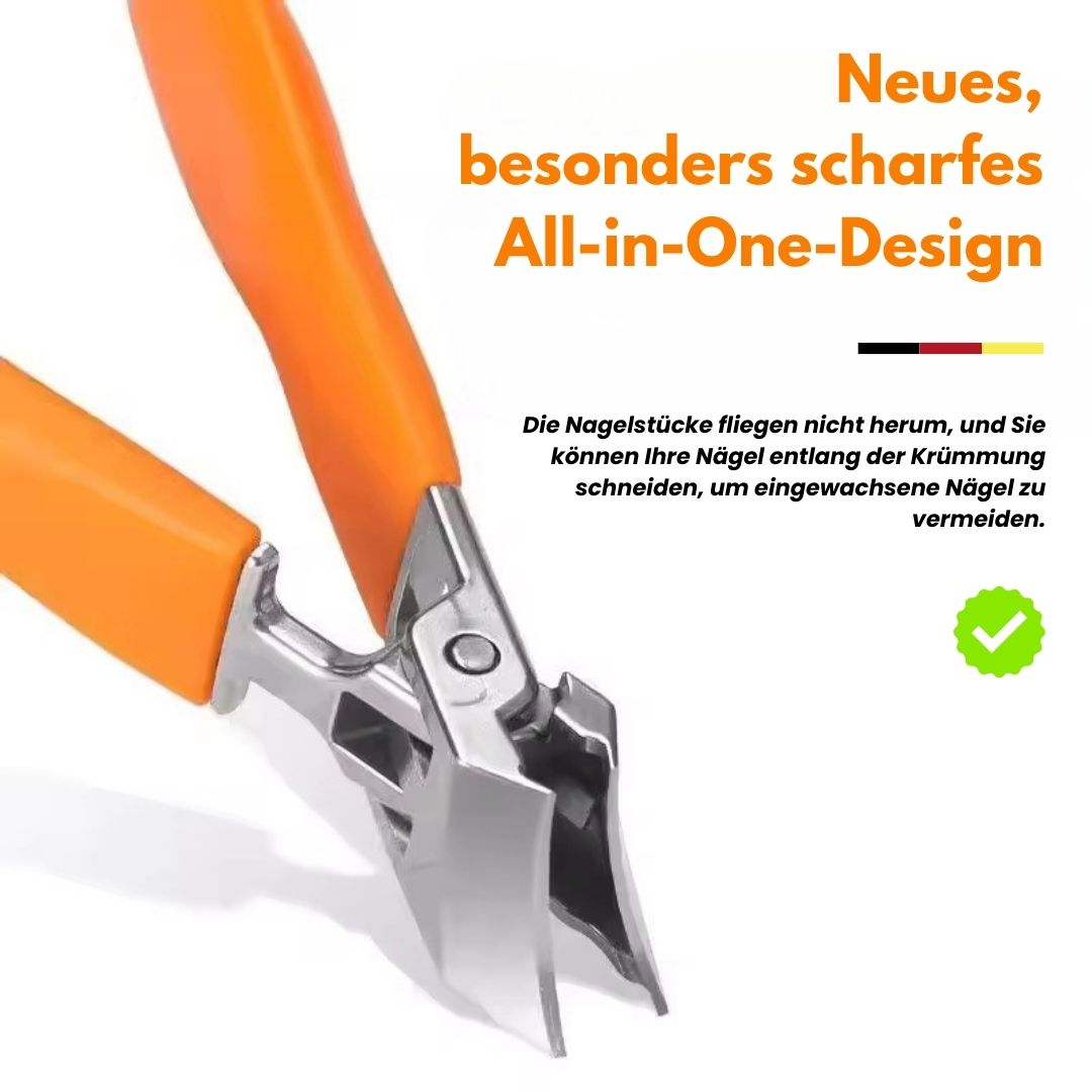 Precision Nail Clippers | Wide Opening for Thick Nails | NailEase