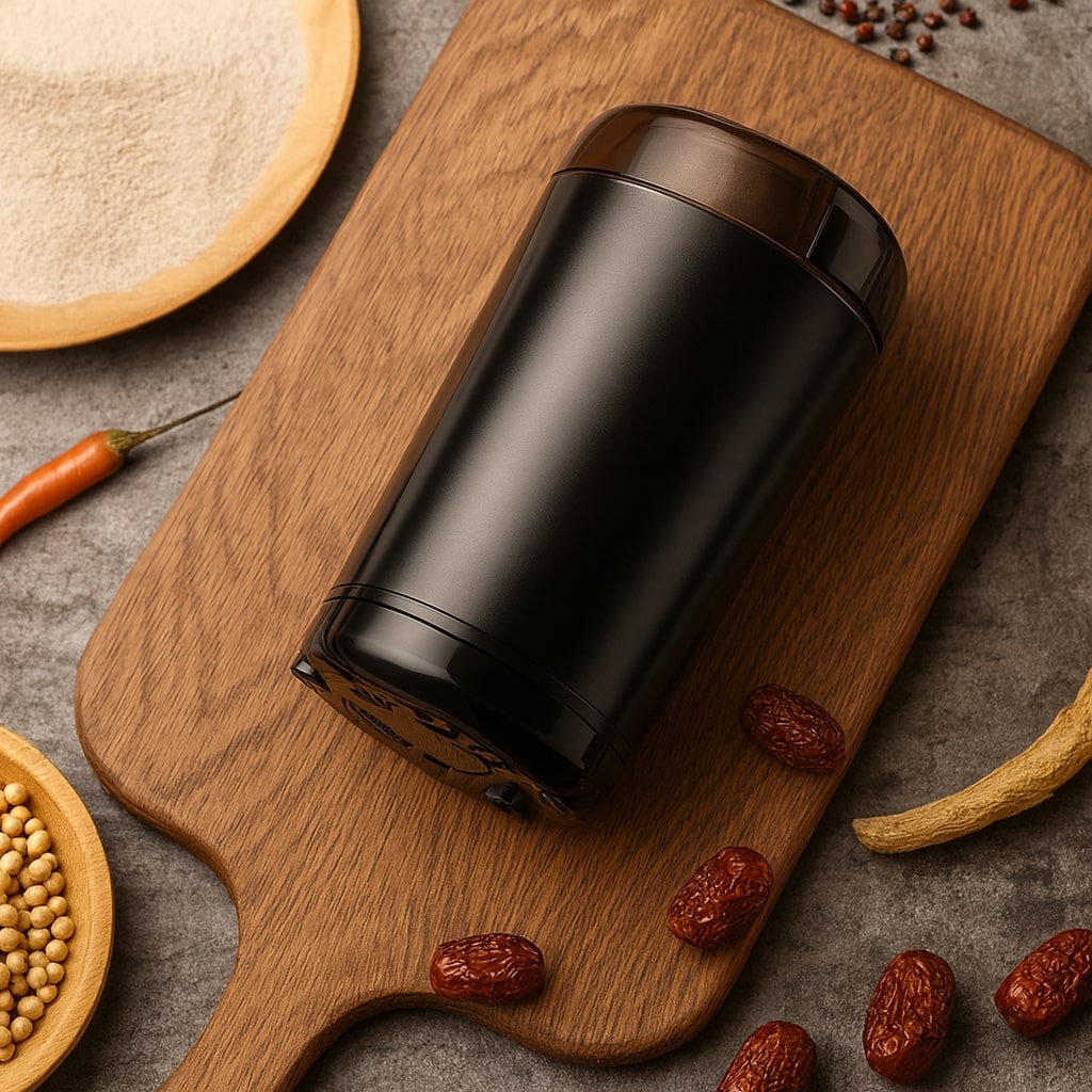 Versatile Electric Grinder for Coffee & Spices – GrindMate