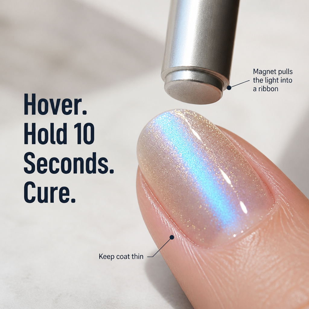 IllumiPulse™ — Get Salon-Worthy Cat Eye Nails That Shift With Every Tilt