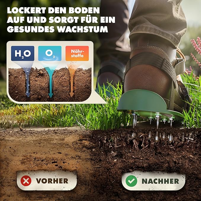 Lawn Aeration Sneakers | Easy Lawn Care Shoes