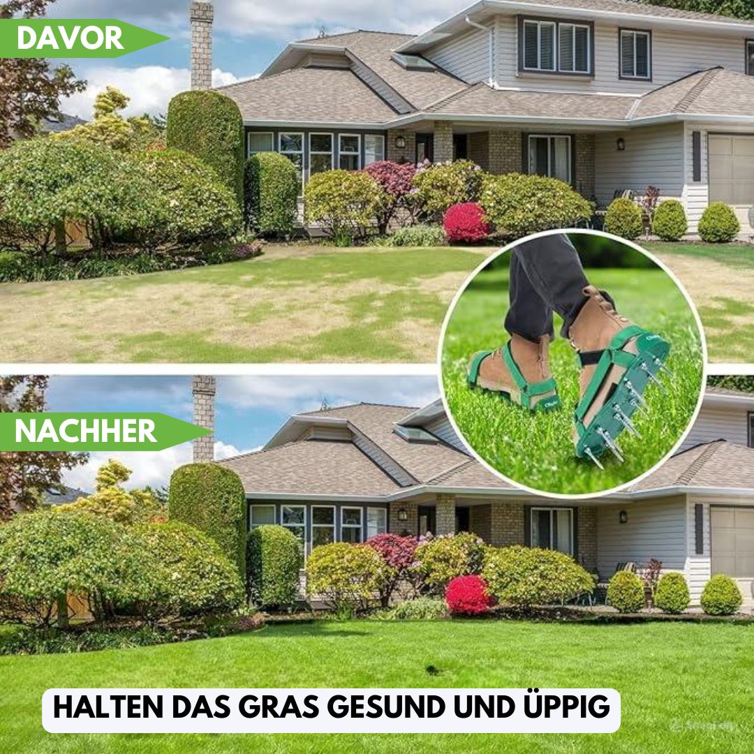 Lawn Aeration Sneakers | Easy Lawn Care Shoes