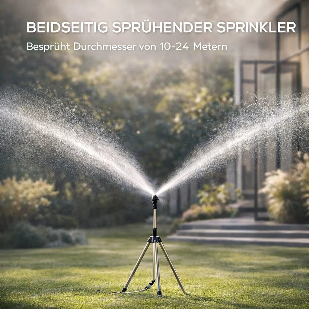 Elevate Your Garden with the 360° Stable Sprinkler