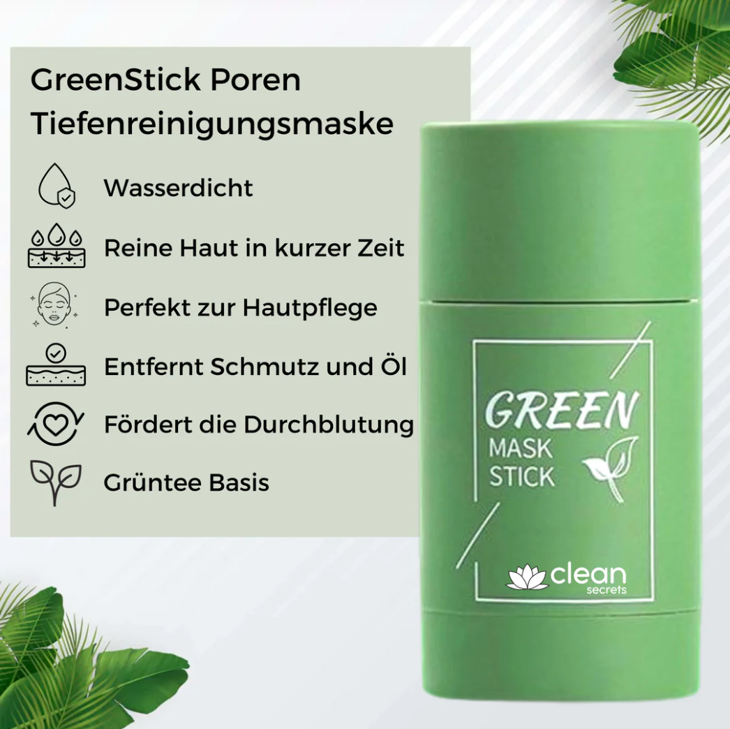 Deep Clean Stick for Radiant Skin | Natural Green Tea Infusion