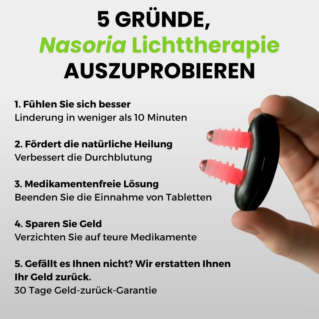 Soothing Light Therapy Device for Nasal Relief