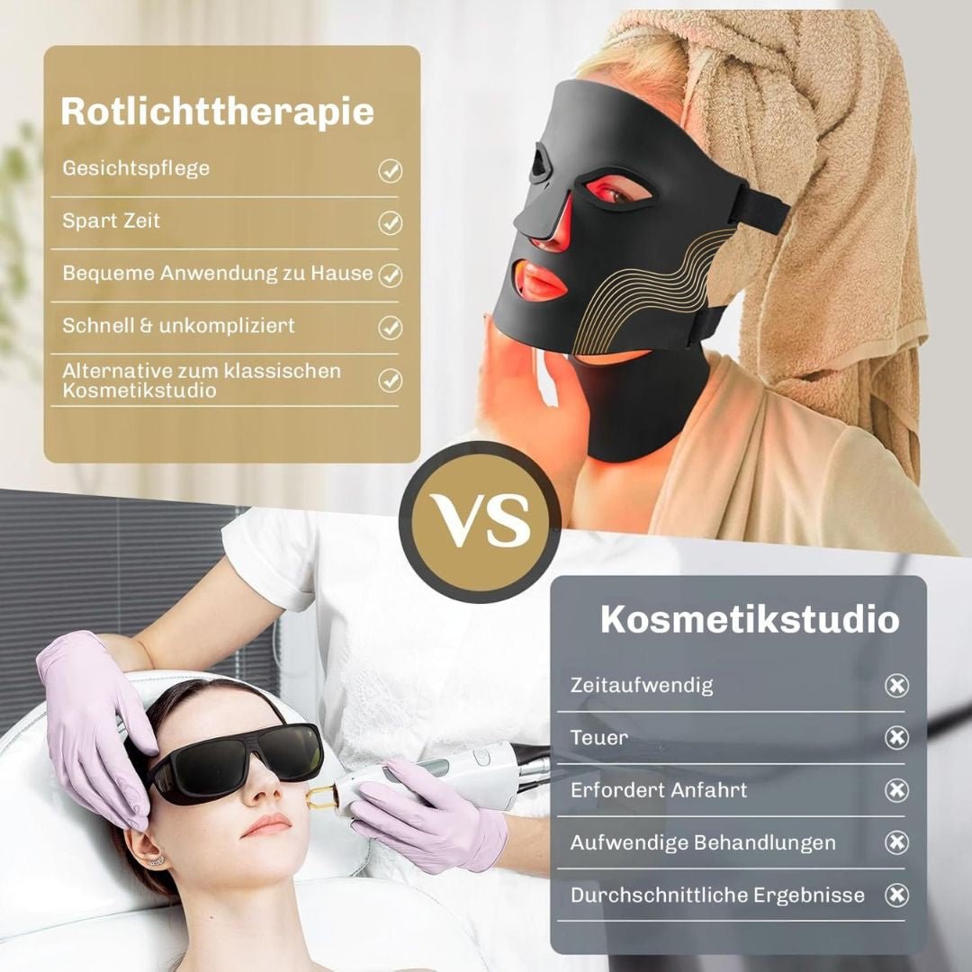RadiantGlow LED Facial Treatment Mask | Home Light Therapy
