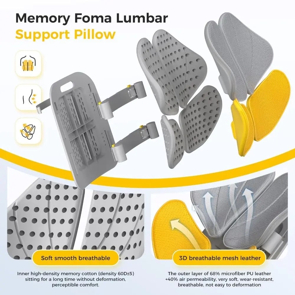 Ergonomic Back Support Cushion for Ultimate Comfort