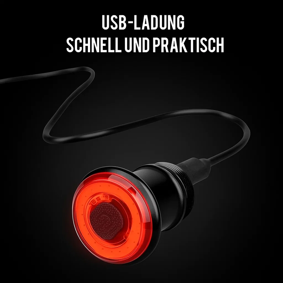 Smart Bicycle Tail Light with 6 Modes & Rechargeable Battery