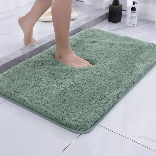 Non-Slip Plush Bath Mat | Ultra-Absorbent Shower Rug | Washable Comfort