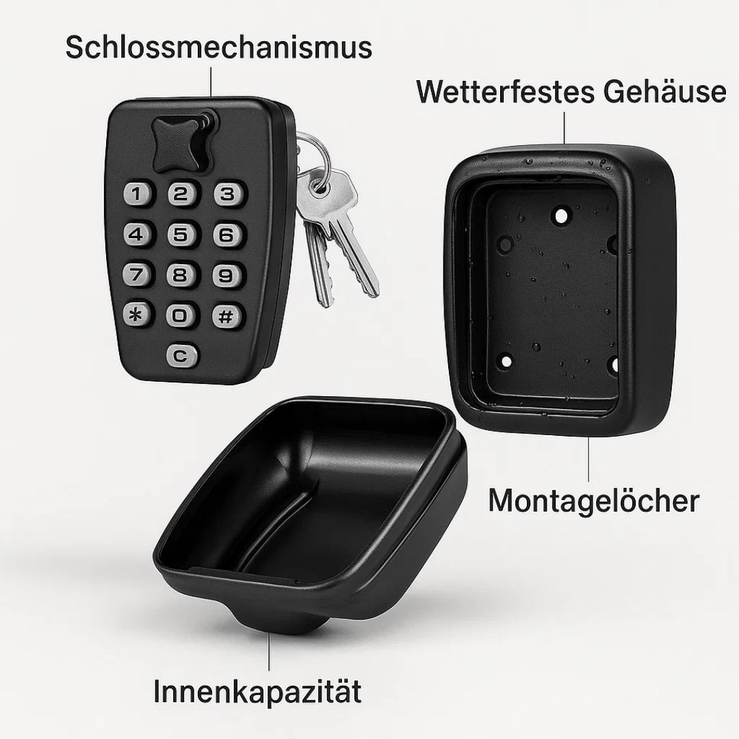 Outdoor Key Vault | Secure Key Storage with Code Lock