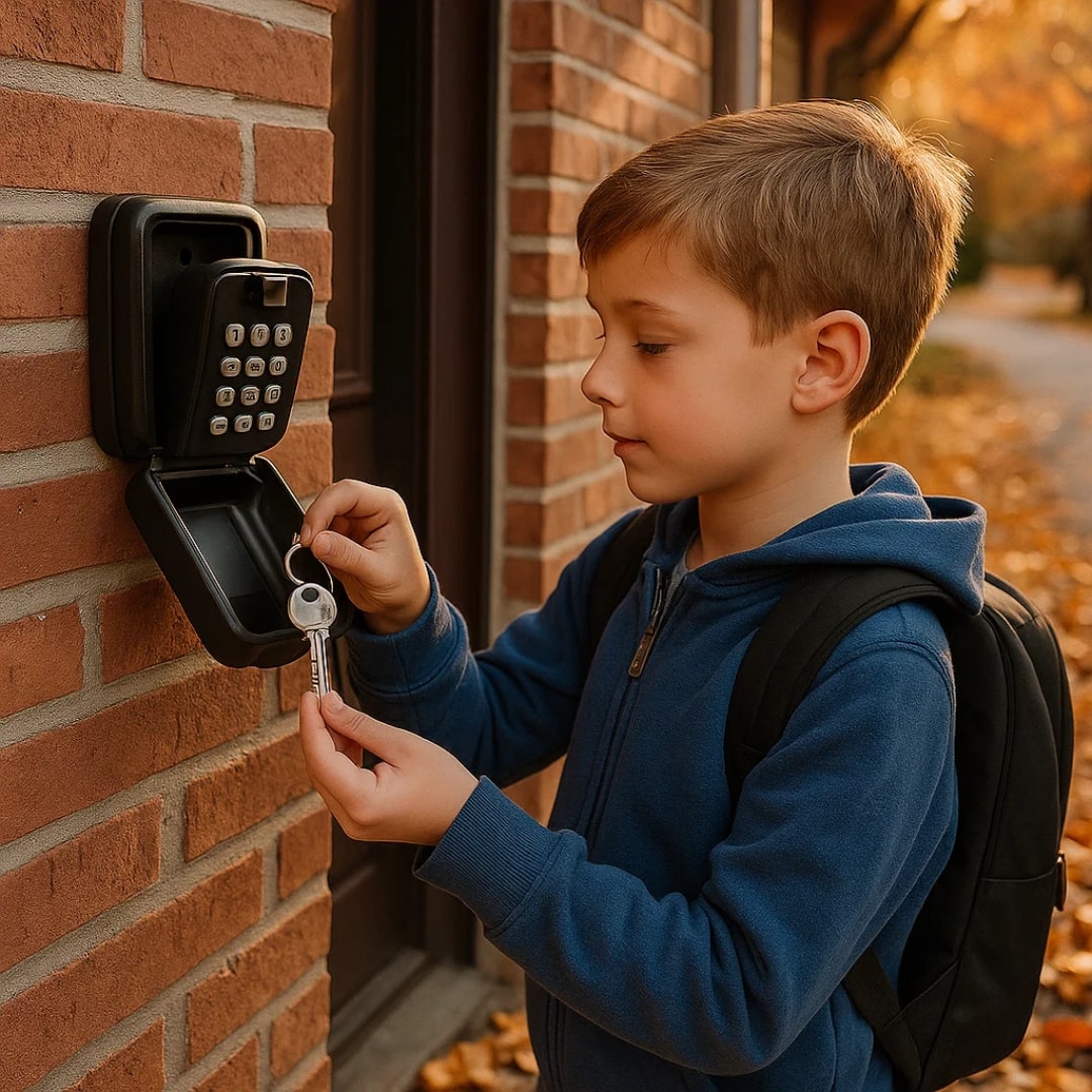 Outdoor Key Vault | Secure Key Storage with Code Lock